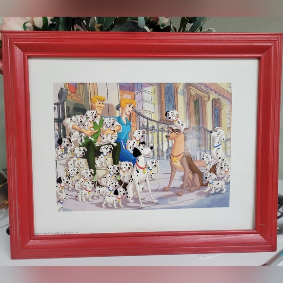 2 Rare Limited edition Disney lithographs Dalmatians Framed - Picture 2 of 8